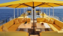 Yacht OBSESSION - Sundeck seating